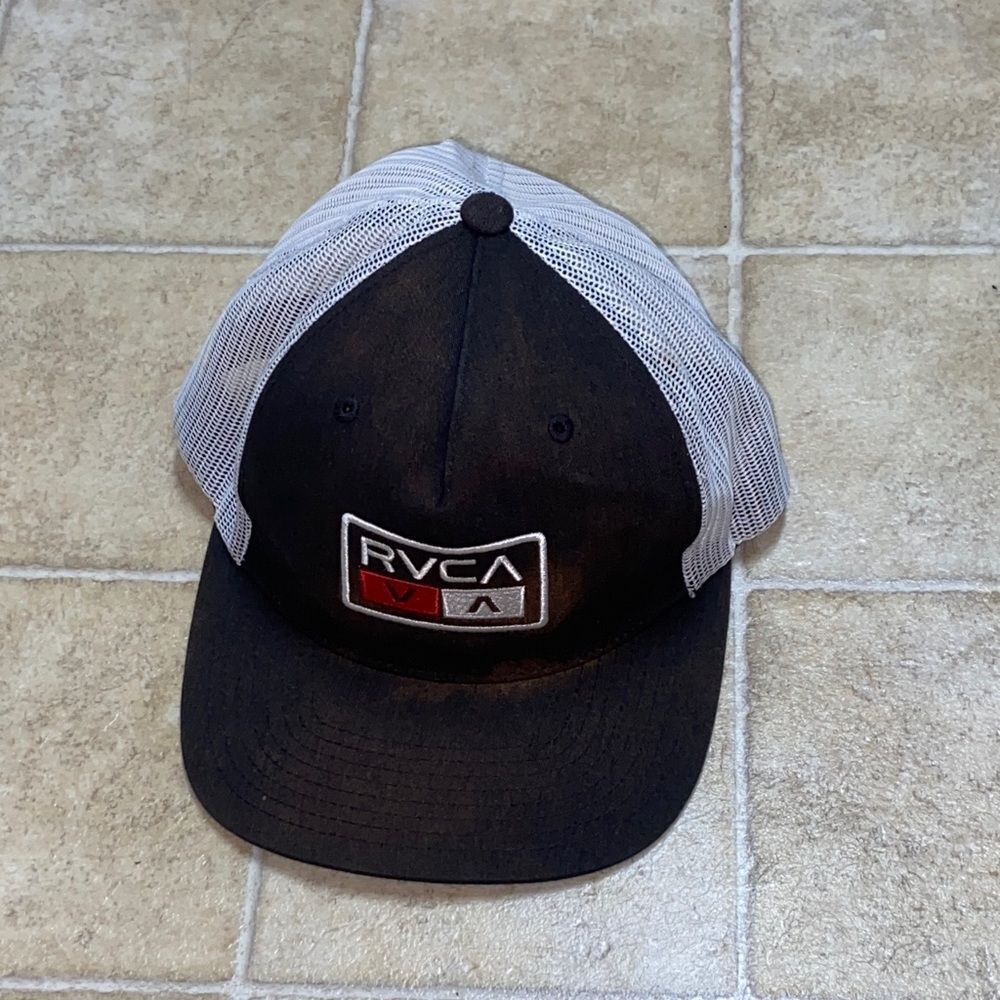 10/$50 RVCA Black and Gray Trucker Hat